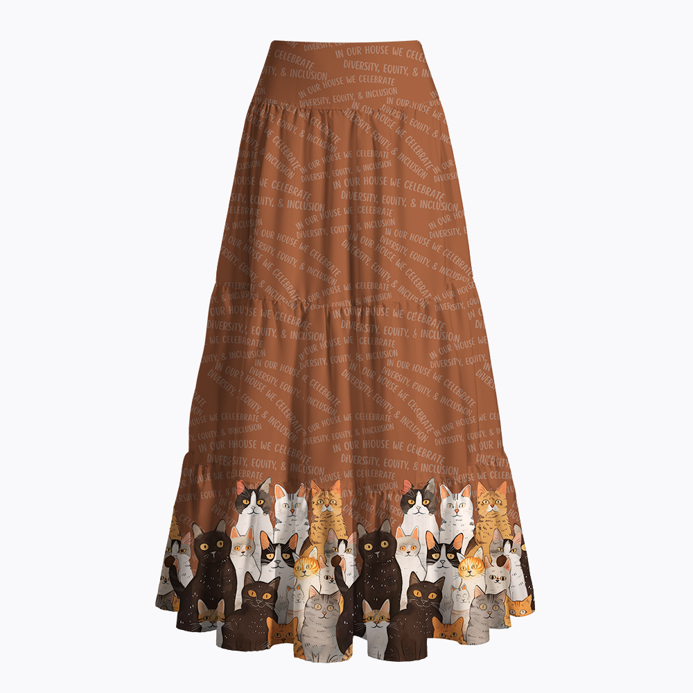 Diversity Equity Inclusion Maxi Skirt