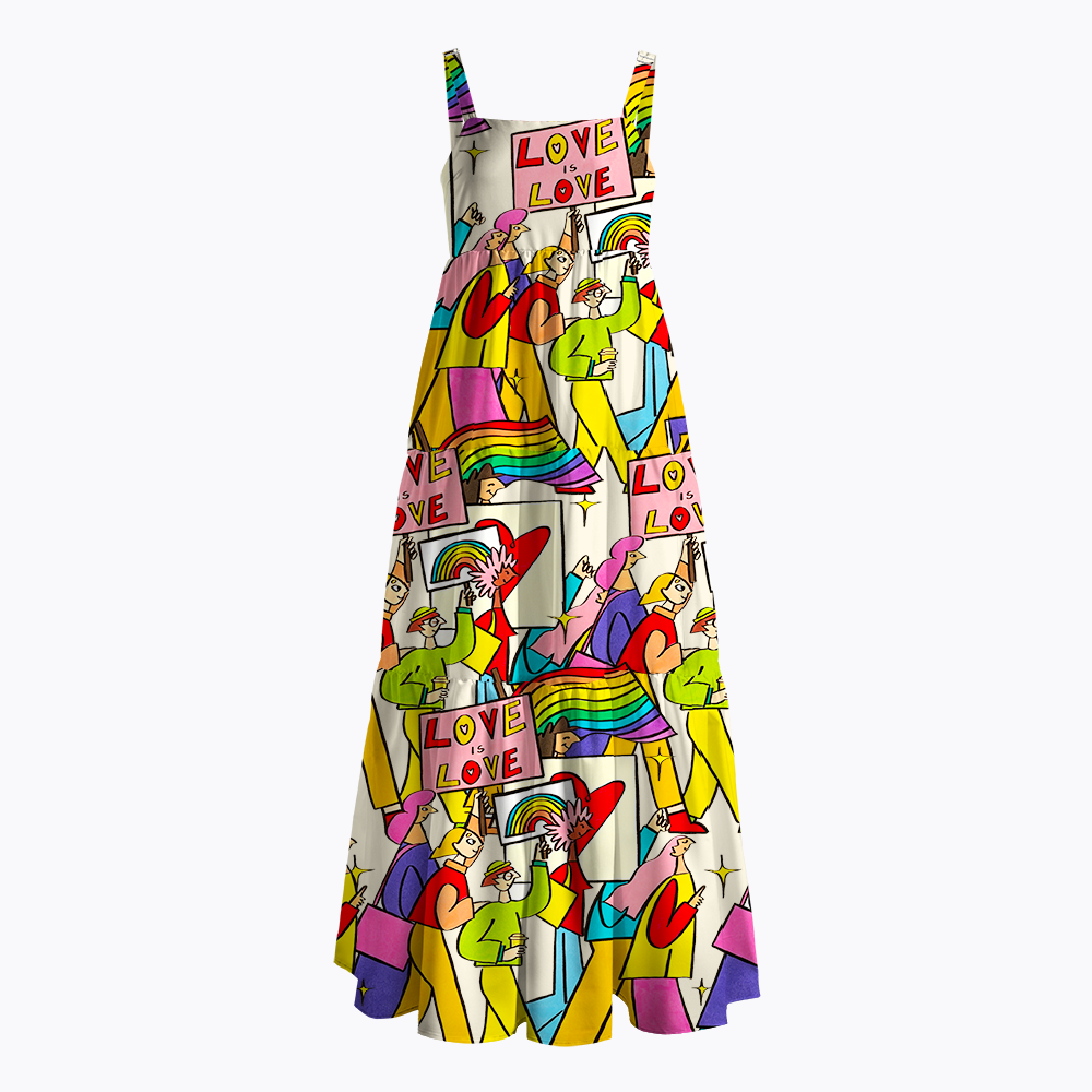 Love is Love Maxi Dress