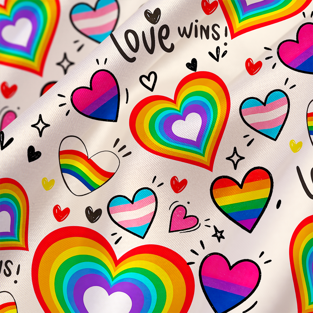 Love Wins Pride Satin Cross Back Mini Dresses