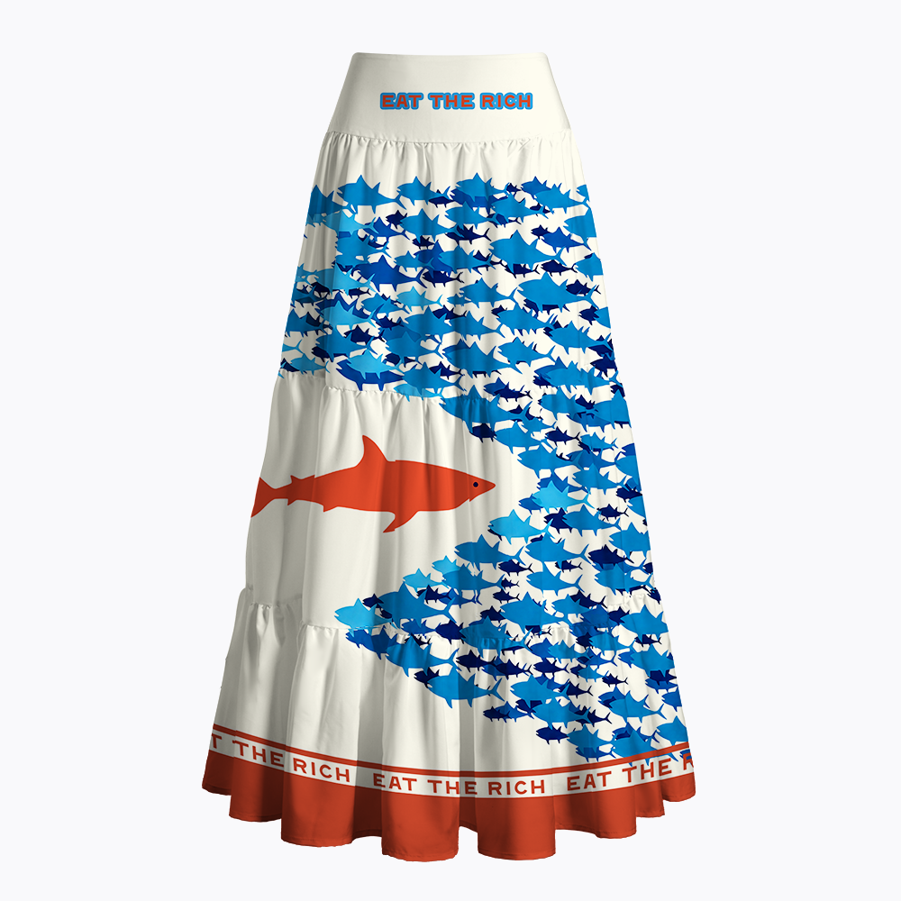 Eat the Rich Maxi Skirt