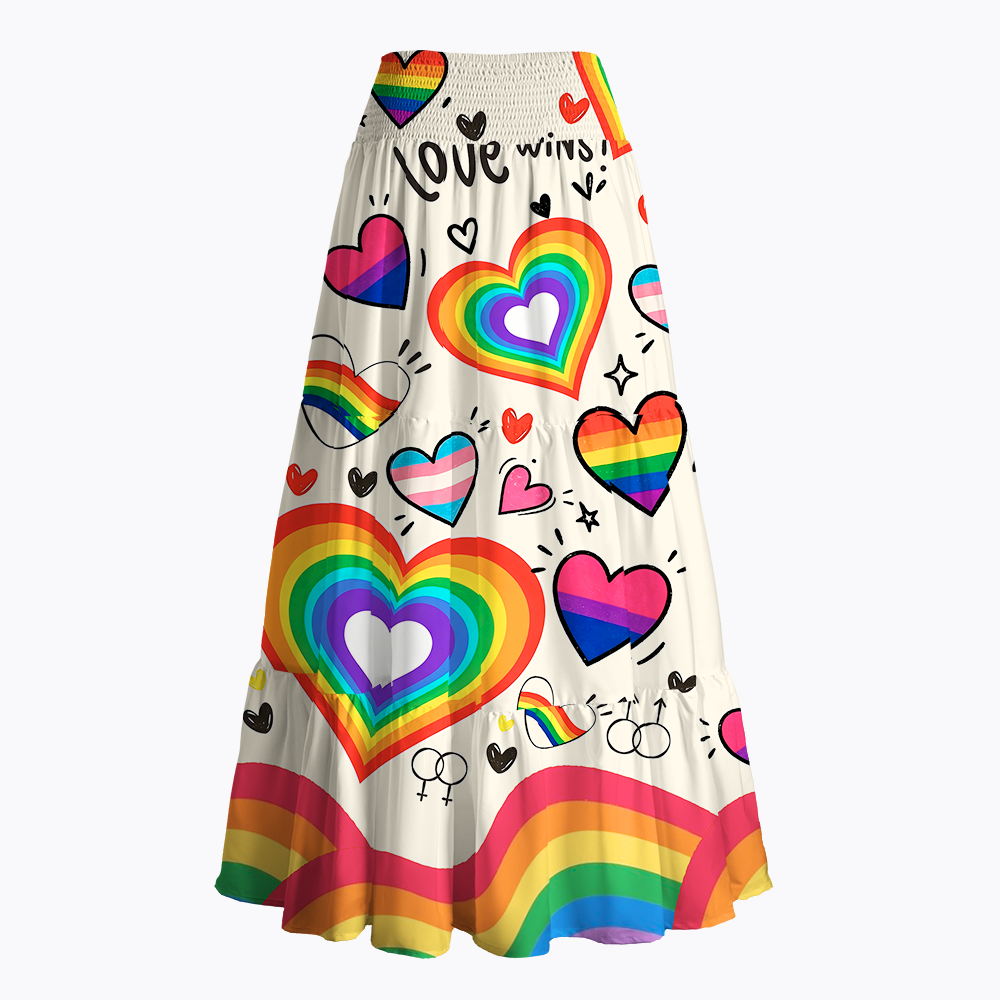 Love Wins Pride Maxi Skirt