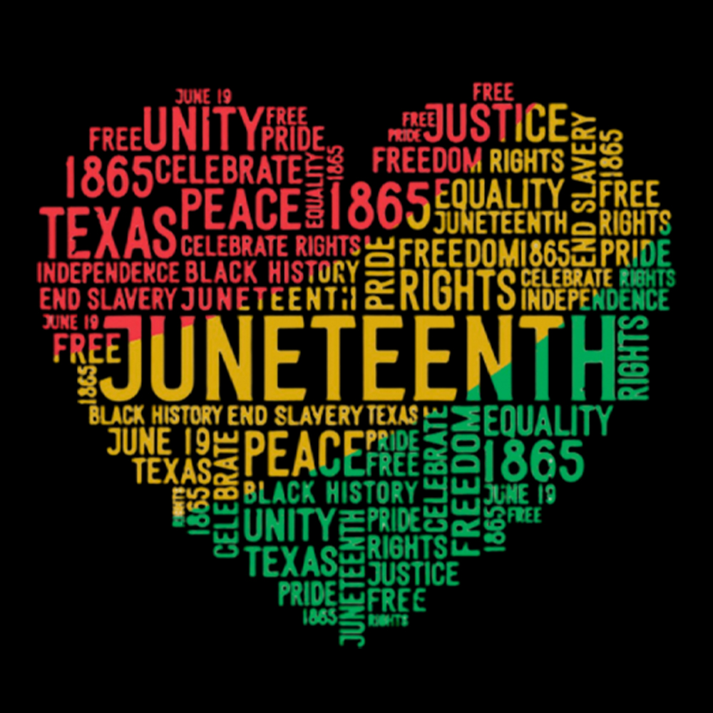Juneteenth Heart Black History Off Shoulder T-shirt