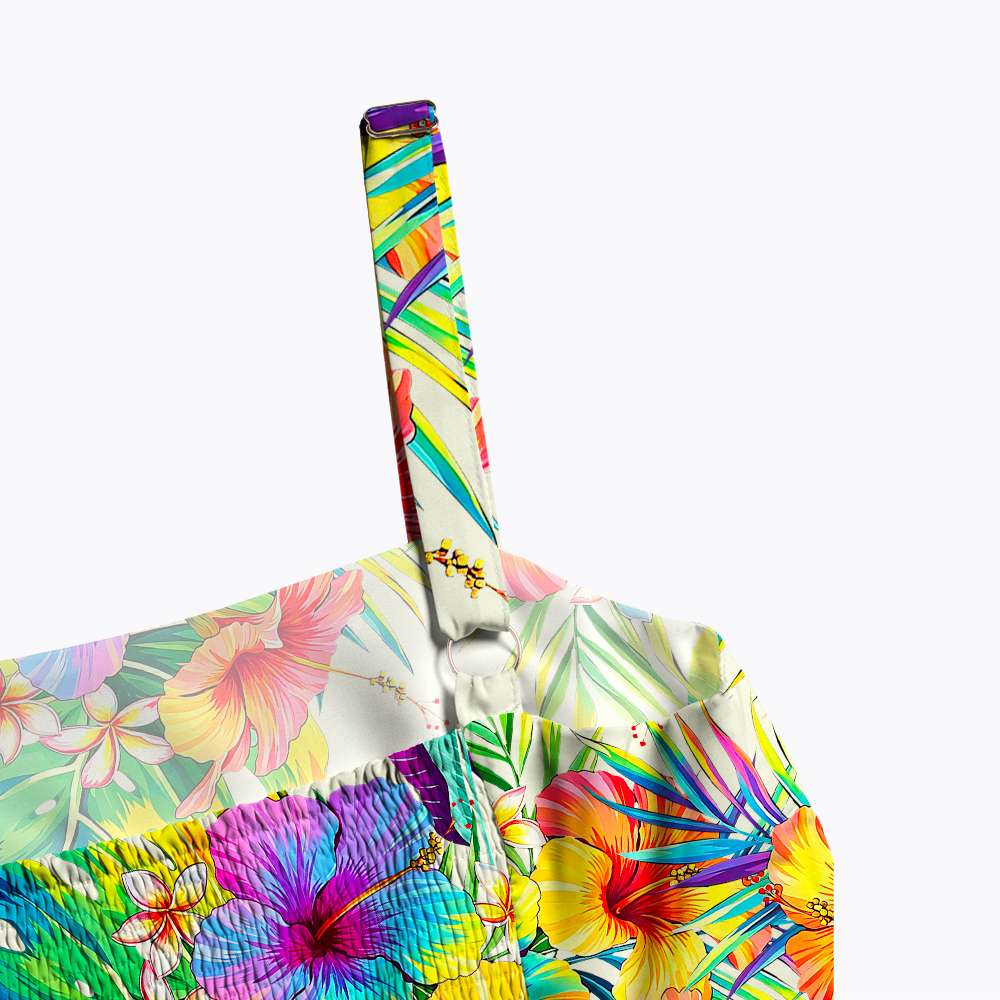 Tropical Floral Pride Month Maxi Dress