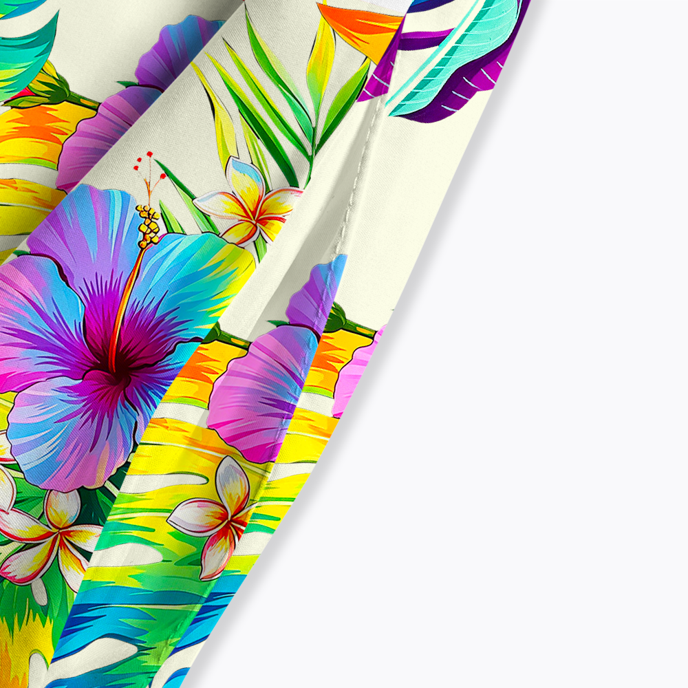 Tropical Floral Pride Month Maxi Dress