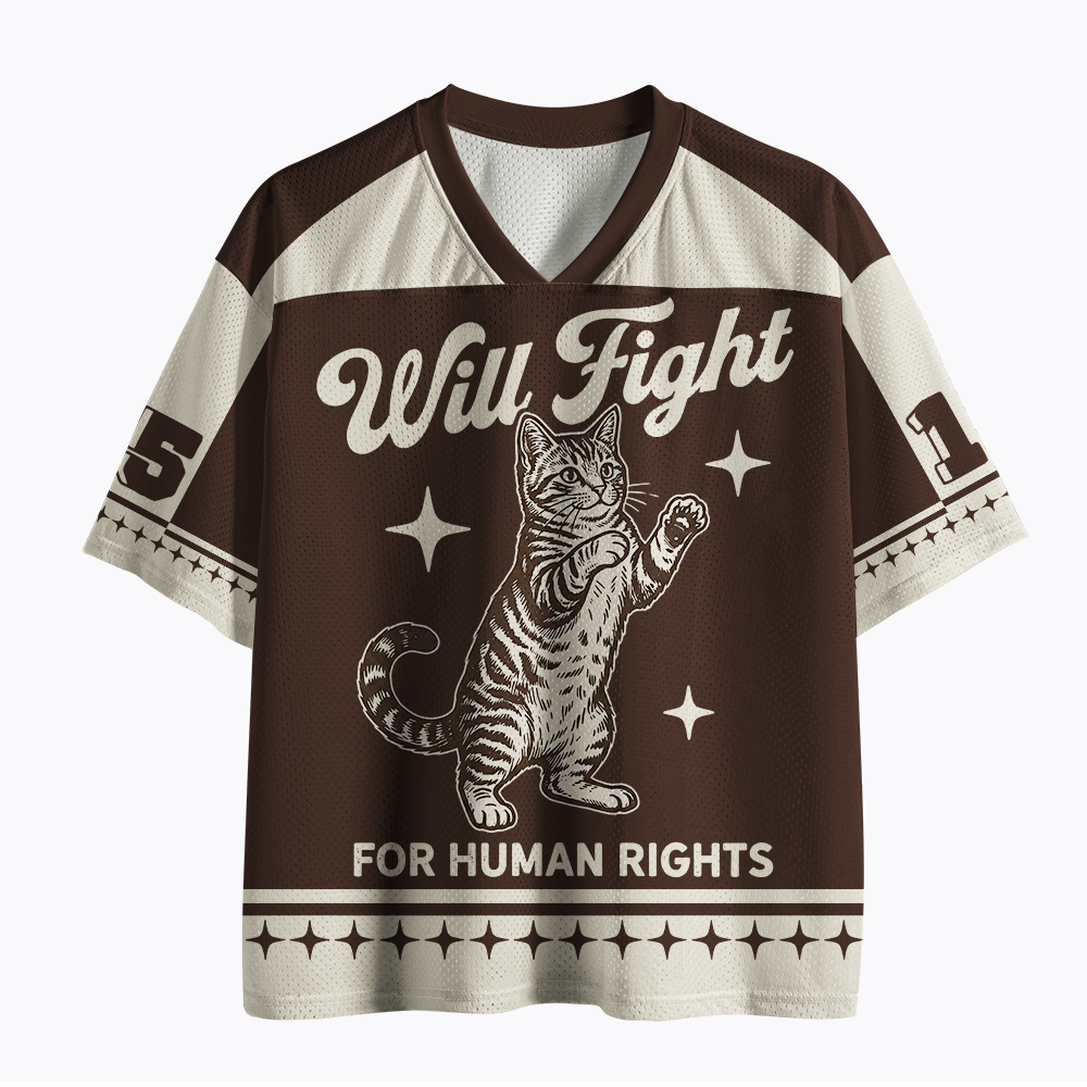 Will Fight For Human Rights Mesh Jersey