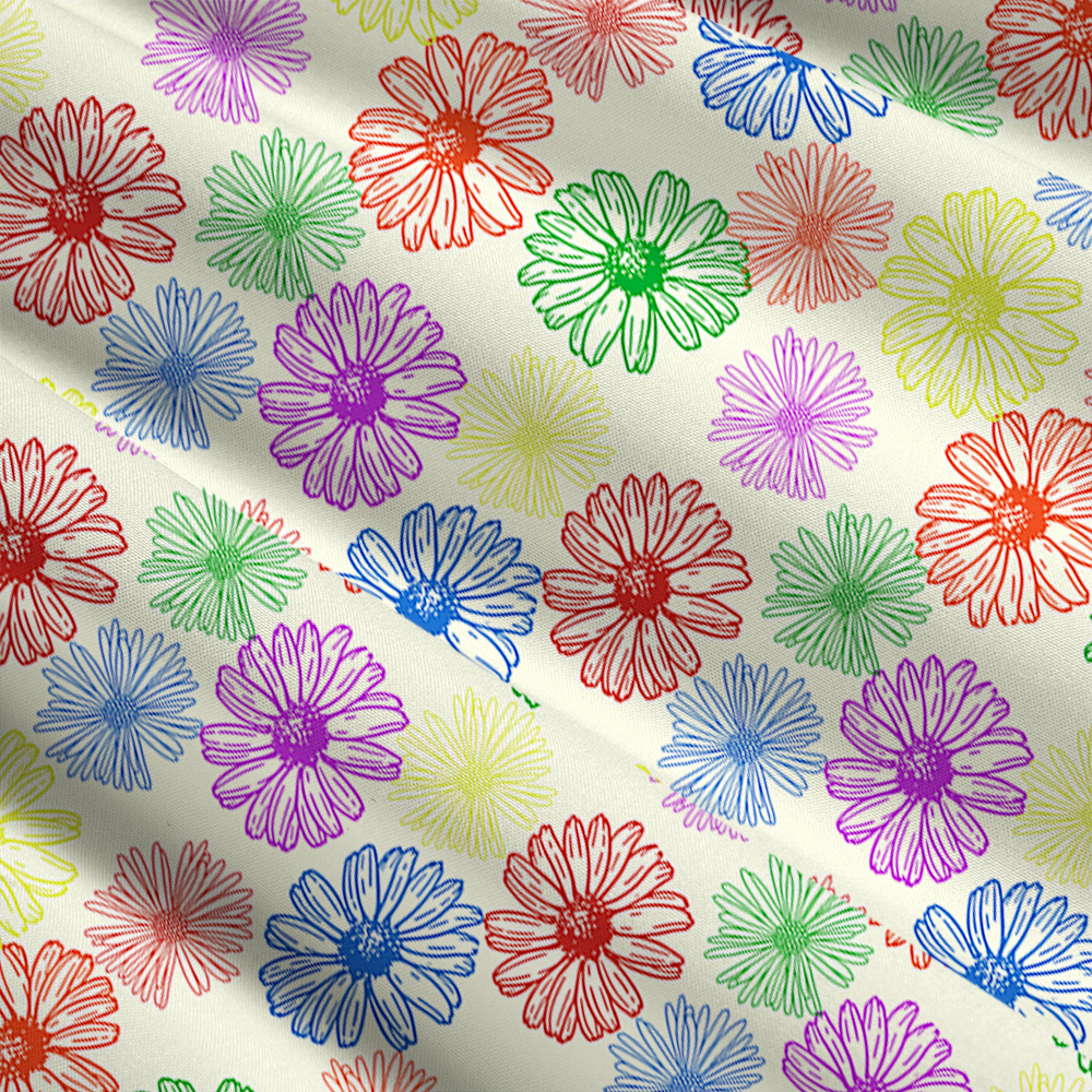 Charming Daisy Field Maxi Skirt