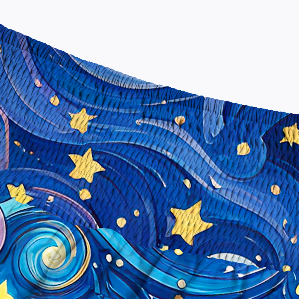 LGBTQ Star Night Impressionist Cat Maxi Skirt