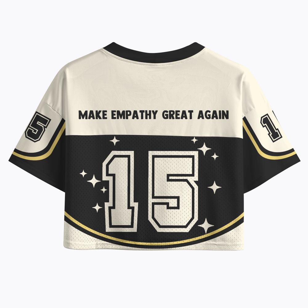 Make Empathy Great Again Crop Sports Jersey