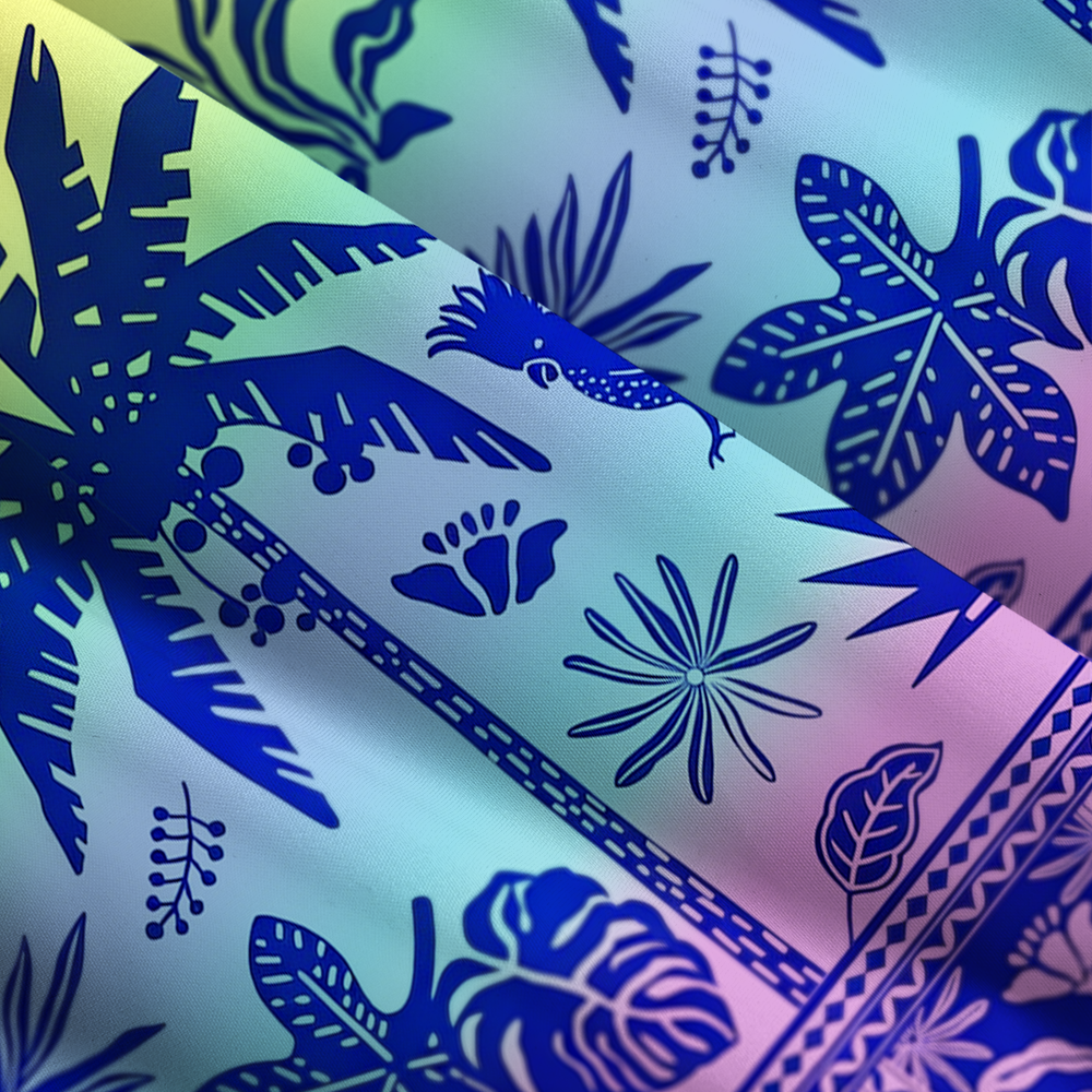 Tropical Botanical Rainbow LGBTQ Maxi Dress