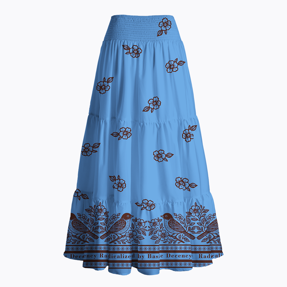 Radicalized by Basic Decency Maxi Skirt