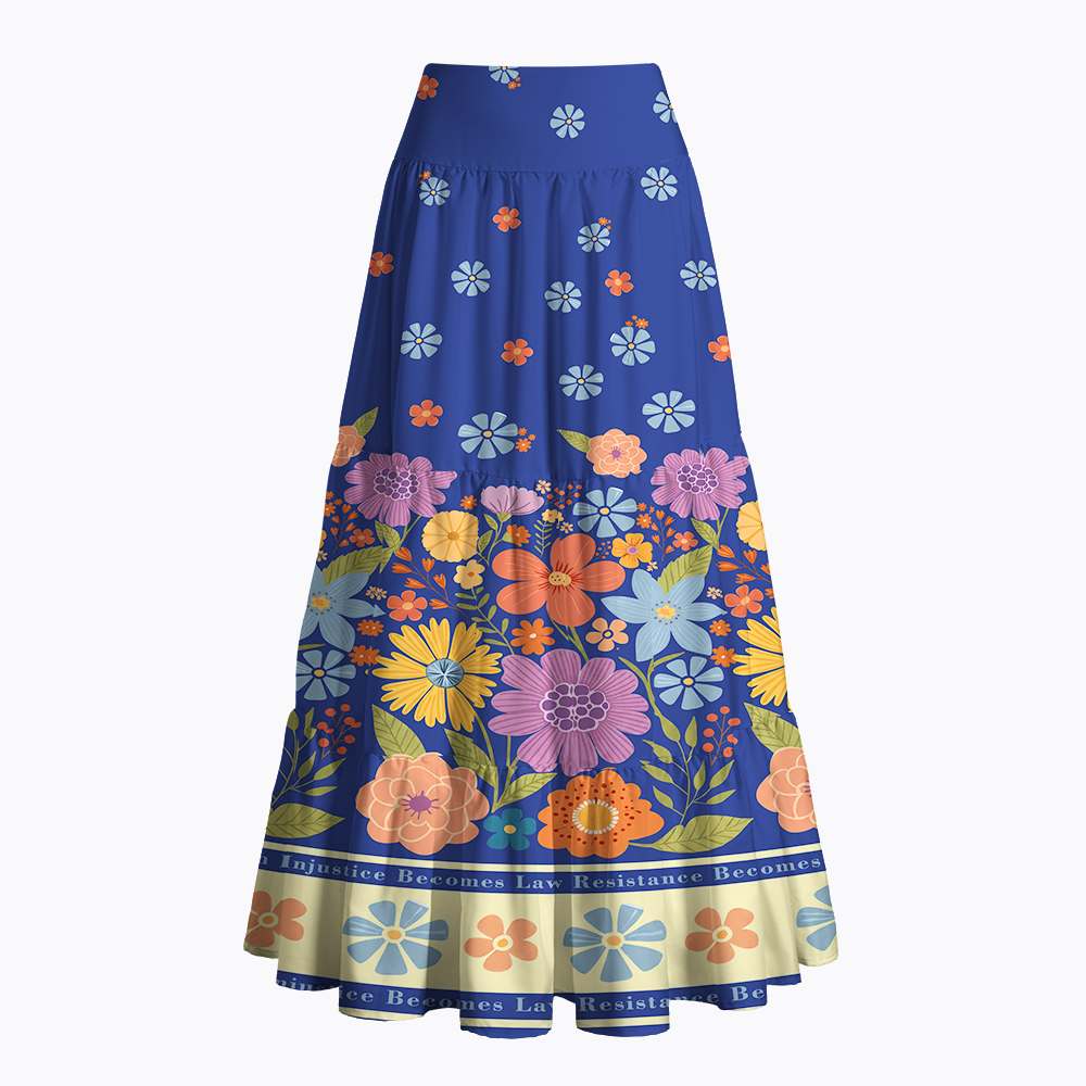 When Injustice Becomes Law Resistance Becomes Duty Maxi Skirt