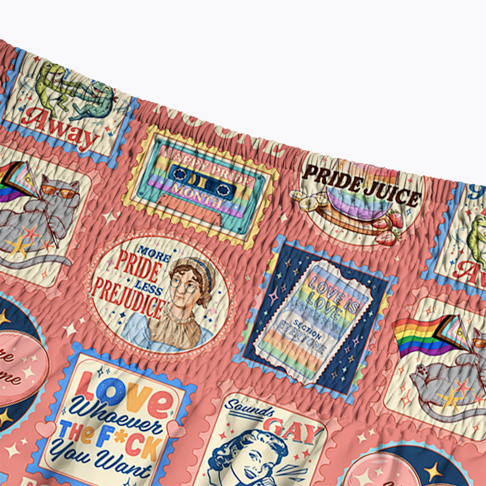 Pride Month LGBTQ Stamps Maxi Skirt
