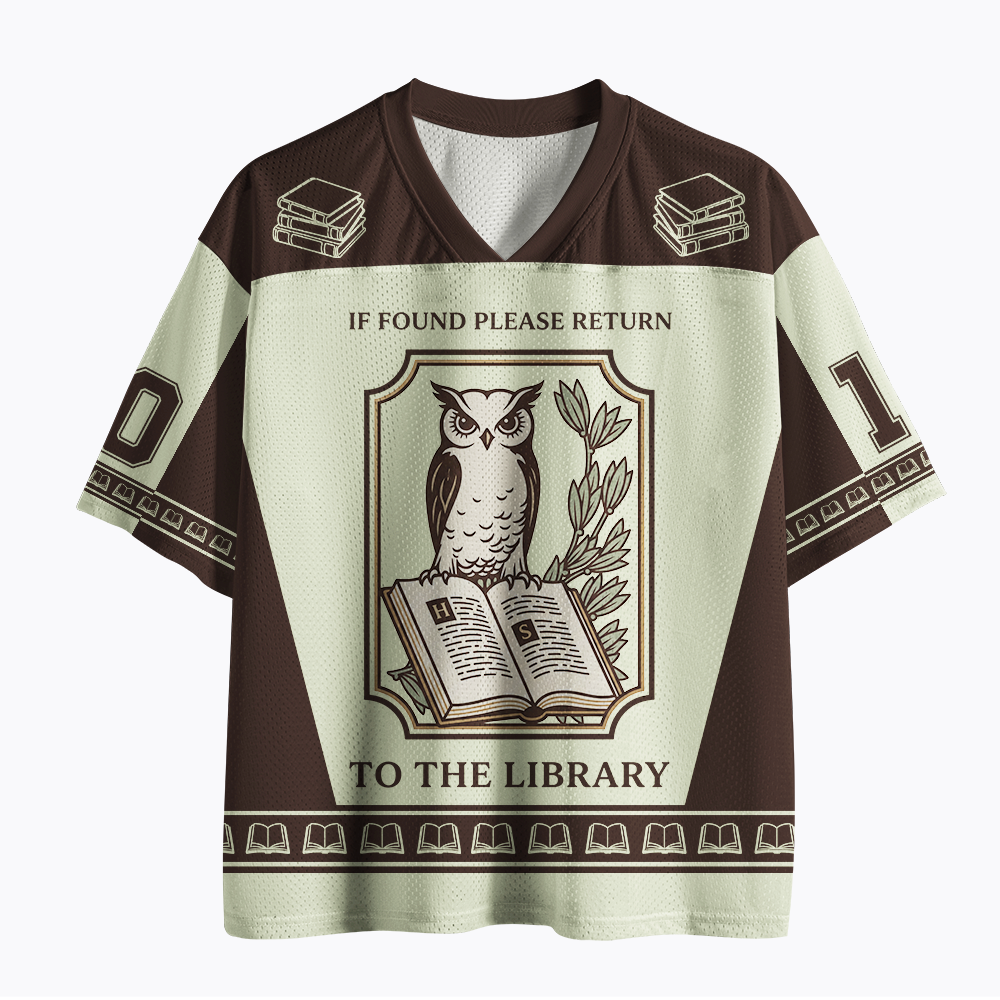 If Found Please Return to the Library Support Public Libraries Mesh Jersey