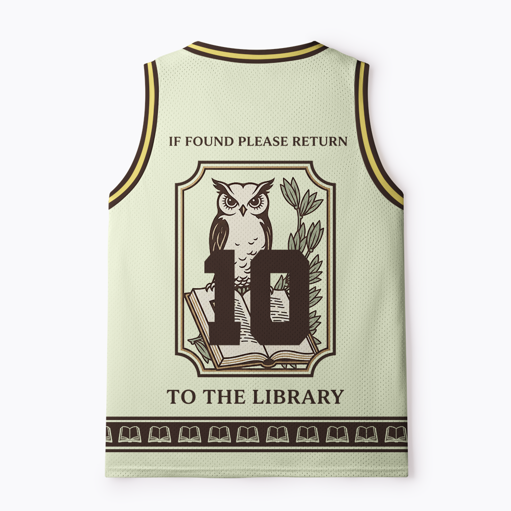 If Found Please Return to the Library Support Public Libraries Mesh Jersey Tank Top