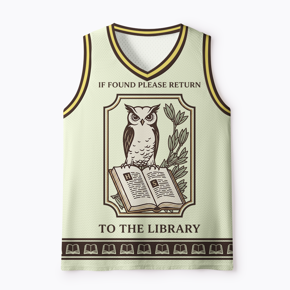 If Found Please Return to the Library Support Public Libraries Mesh Jersey Tank Top
