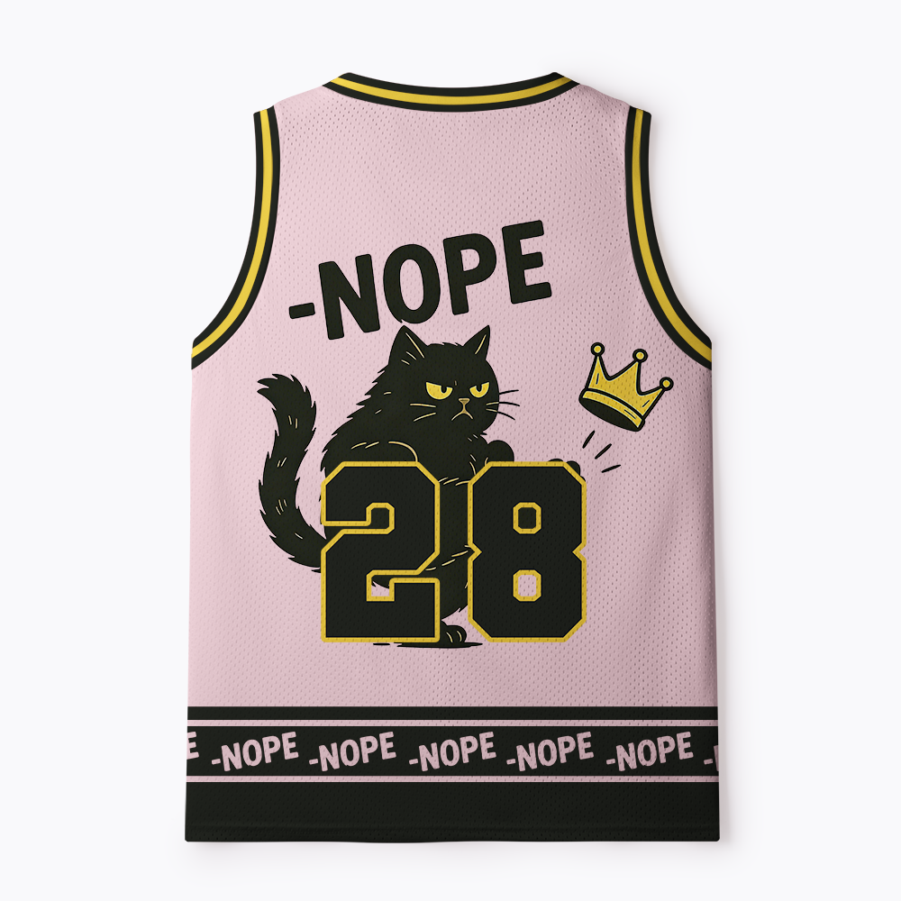 No Kings in America Black Cat Mesh Jersey Tank Top