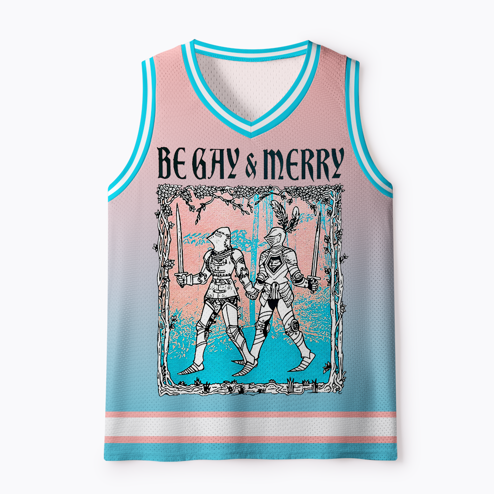 Be Gay & Merry Mesh Jersey Tank Top