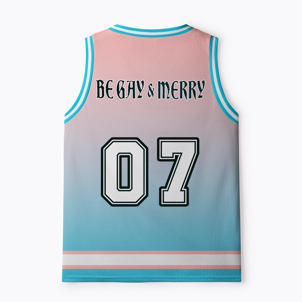 Be Gay & Merry Mesh Jersey Tank Top