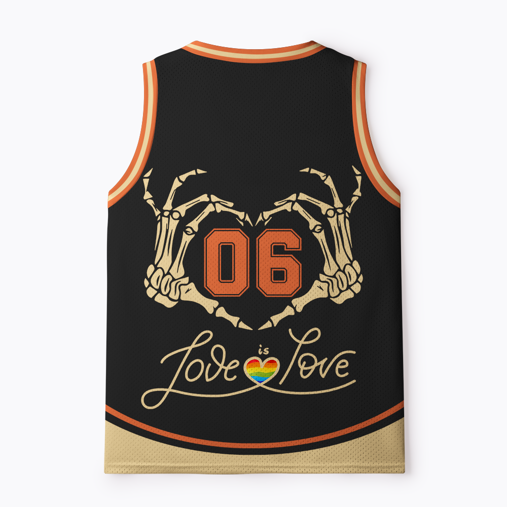 LOVE IS LOVE Mesh Jersey Tank Top
