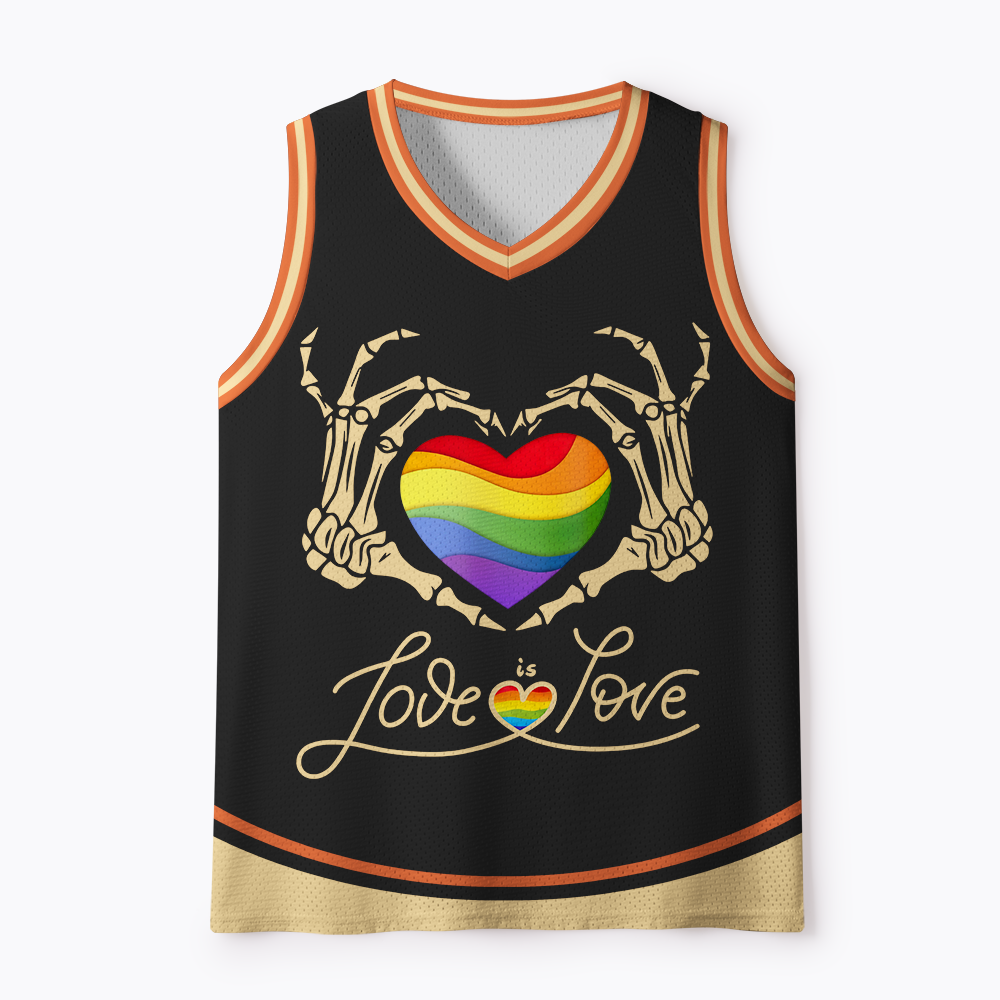 LOVE IS LOVE Mesh Jersey Tank Top