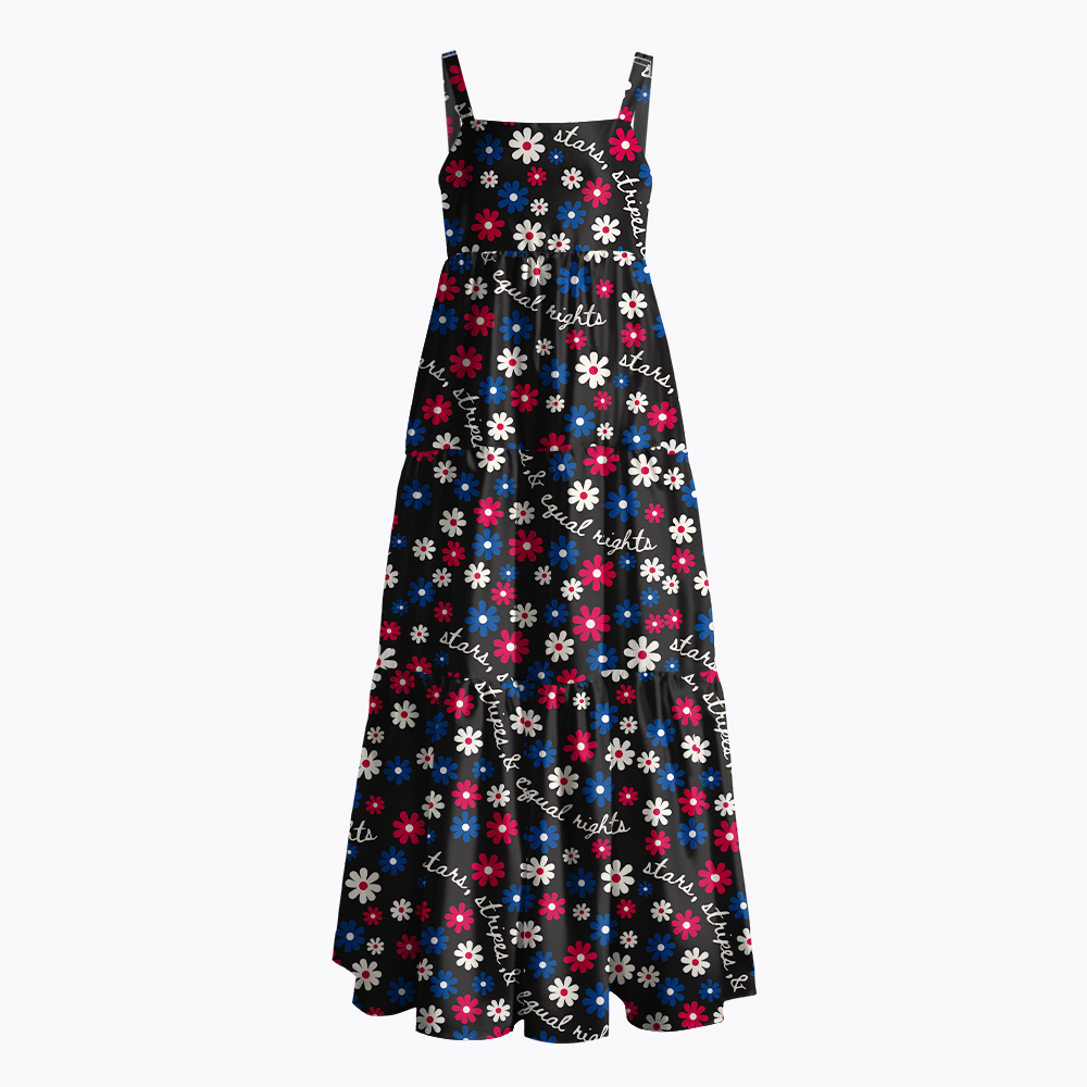 Funny 4th of July Maxi Dress