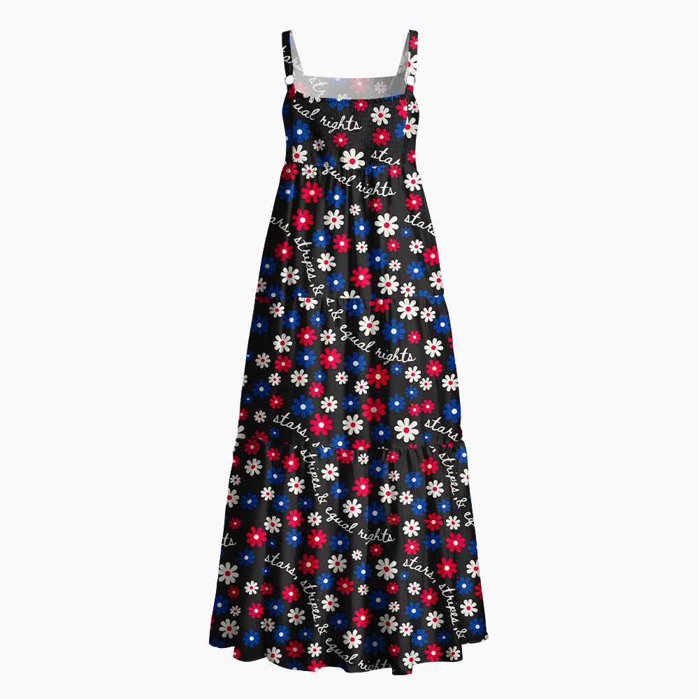 Funny 4th of July Maxi Dress