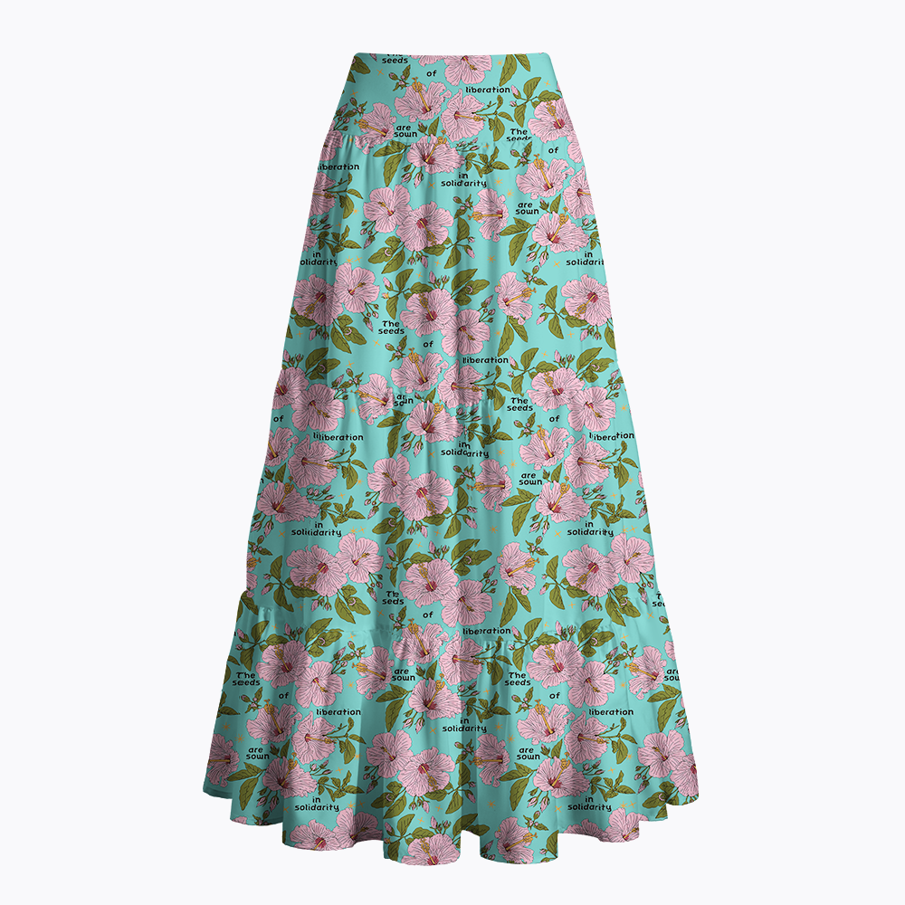 The Seeds of Liberation Maxi Skirt