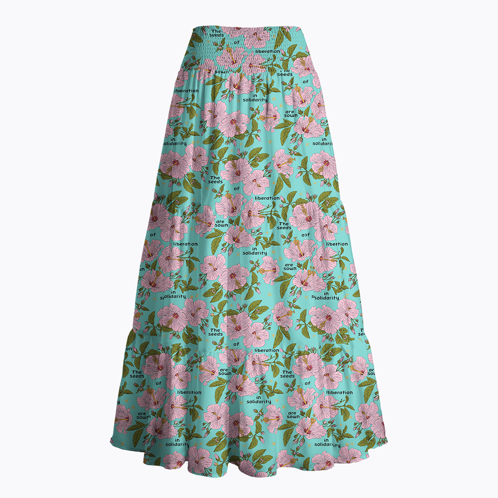The Seeds of Liberation Maxi Skirt