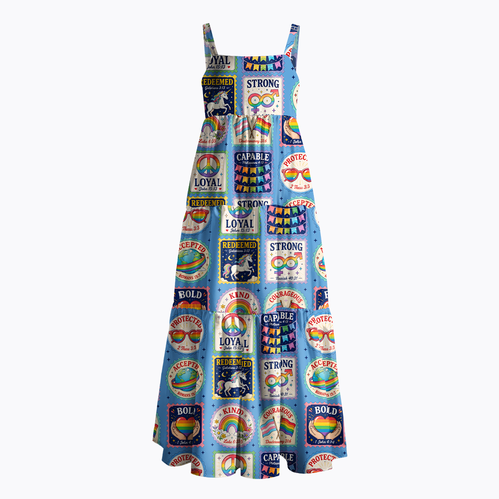 God Says I Am LGBT Maxi Dress
