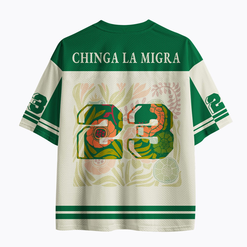 Chinga La Migra Frog Mesh Jersey