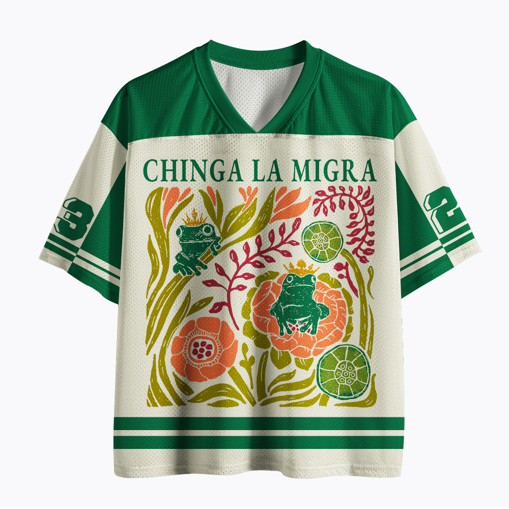 Chinga La Migra Frog Mesh Jersey