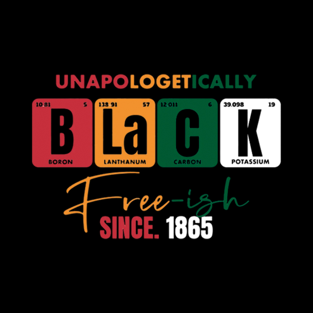 Unapologetically Black Free‑ish Since 1865 Off Shoulder T-shirt