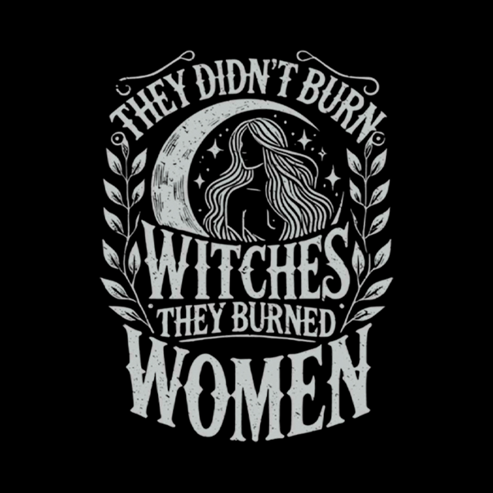 They Didn't Burn Witches They Burned Women V-Neck Classic T-Shirt