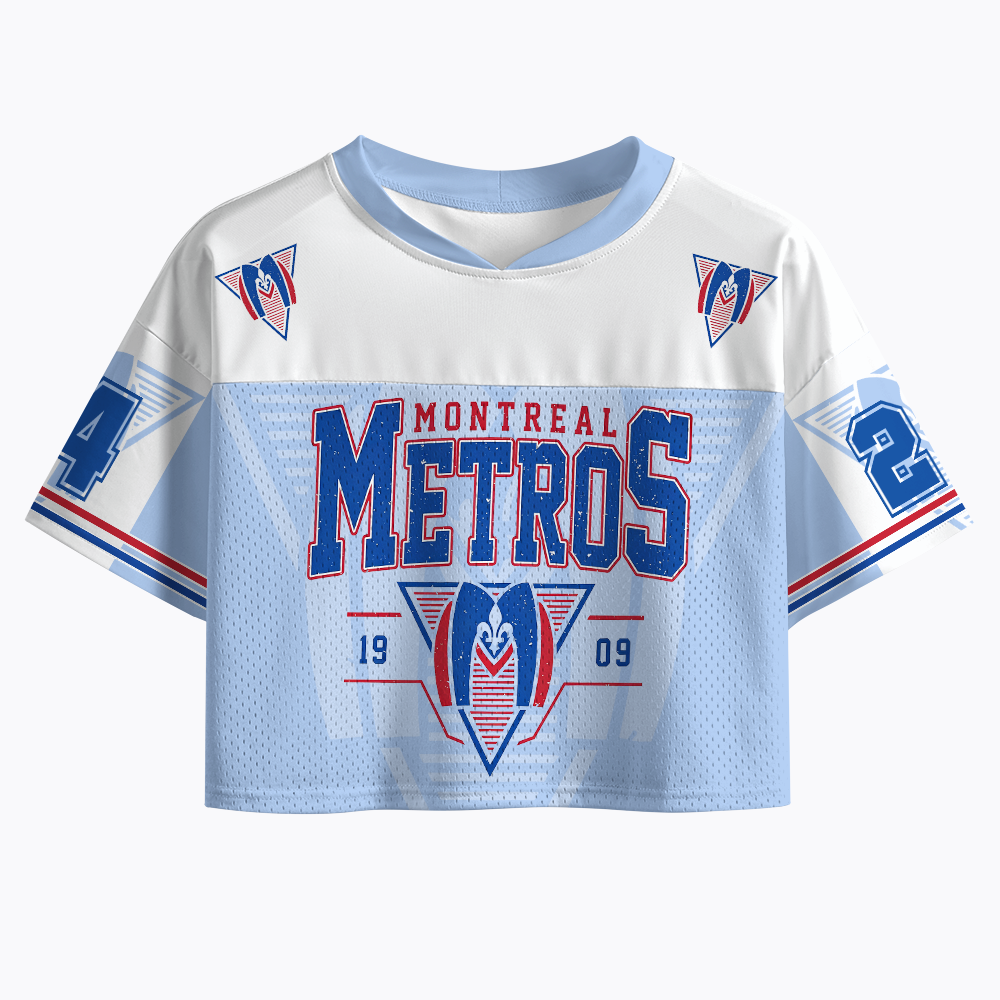 Hollander 24-Montreal Metros Crop Sports Jersey