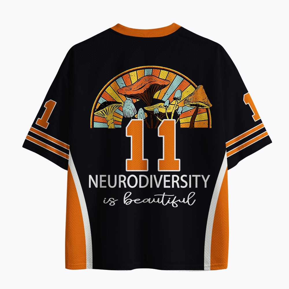 Neurodiversity Retro Graphic Mesh Jersey