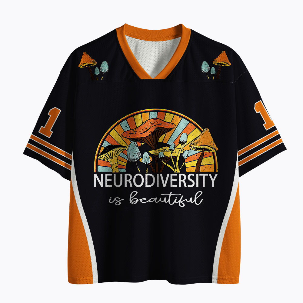 Neurodiversity Retro Graphic Mesh Jersey