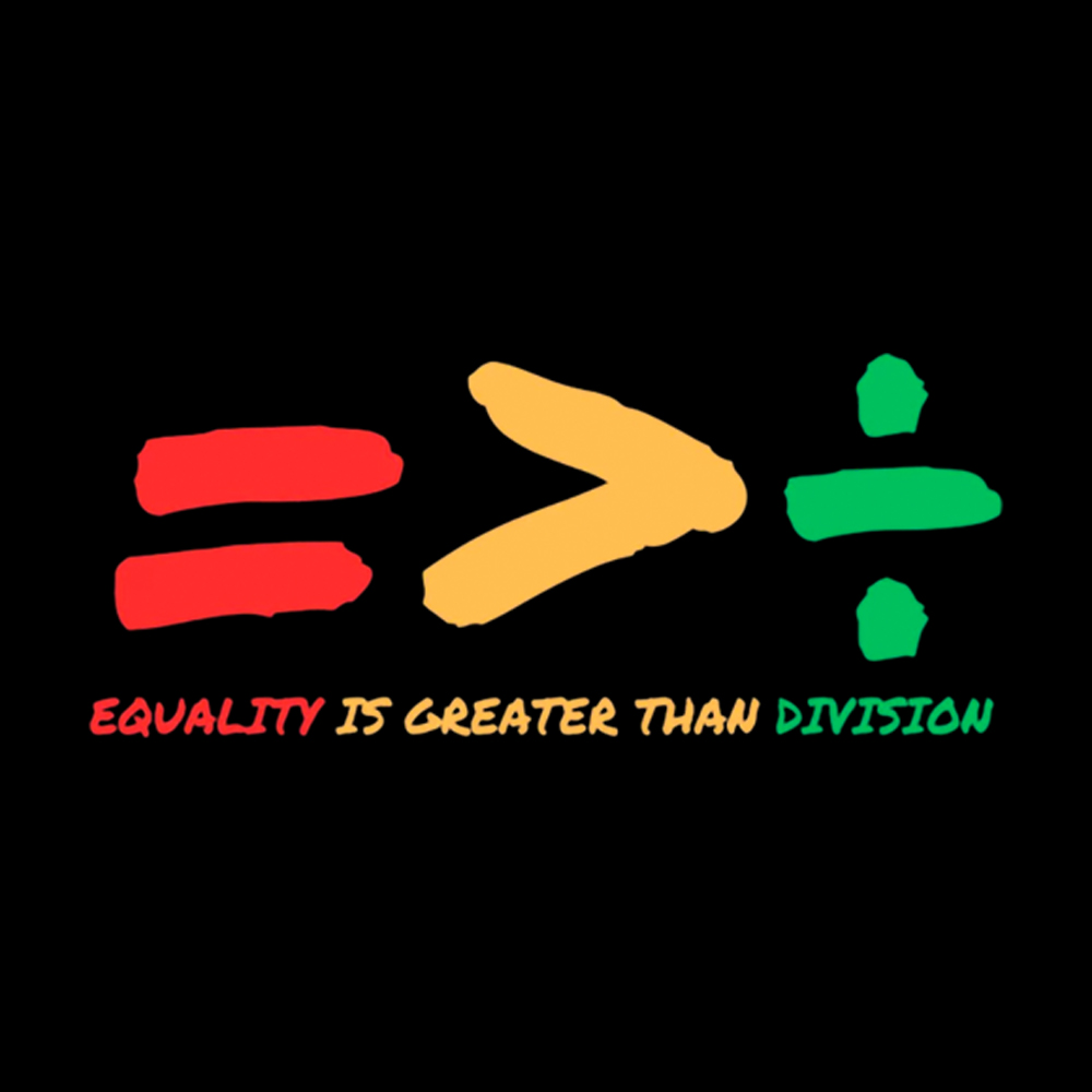 Equality is Greater Than Division Human Rights Kids Washed T-Shirt