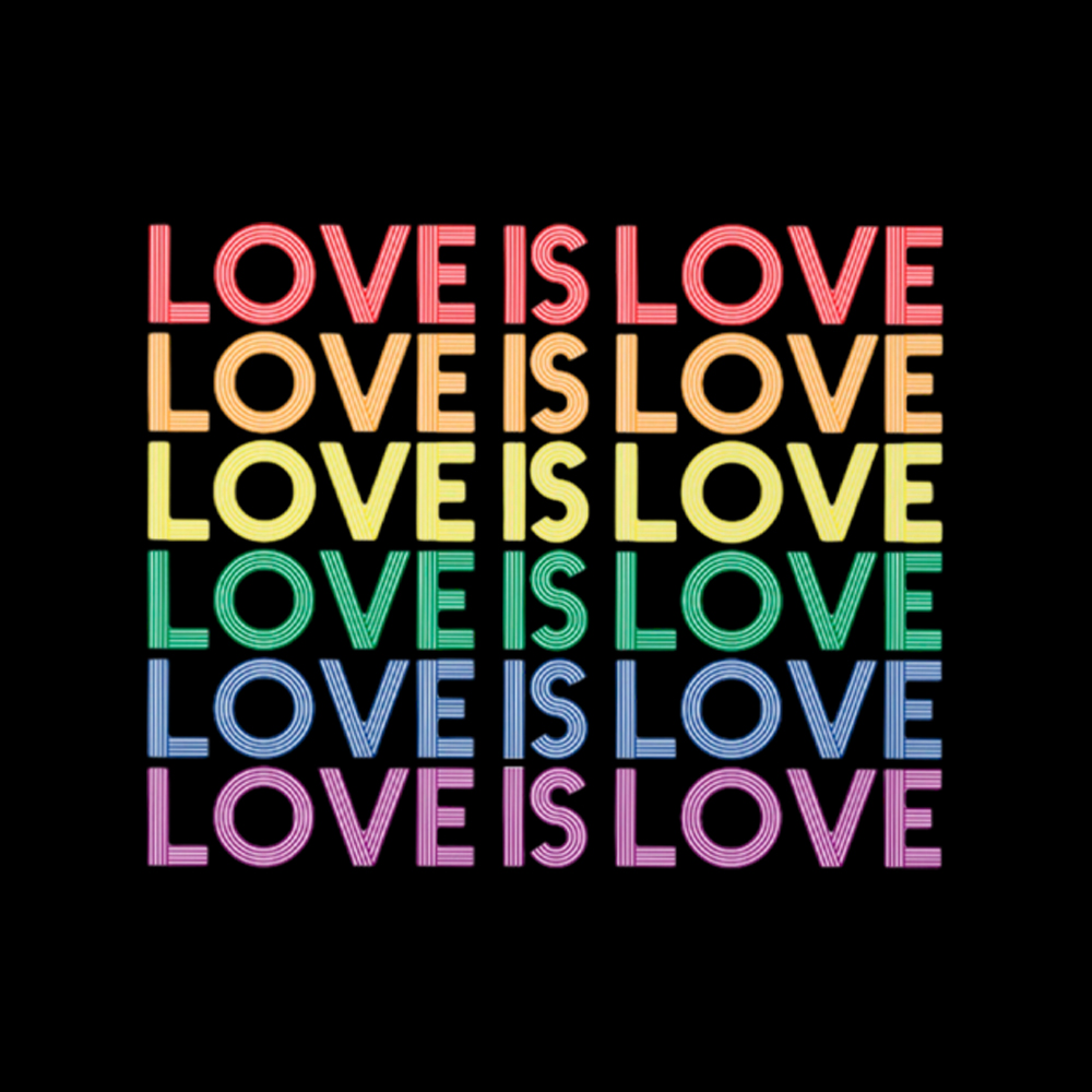 Love is Love Kindness Cropped T-Shirts