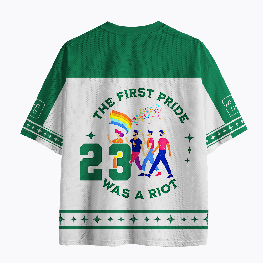 The first Pride Was a Riot Mesh Jersey
