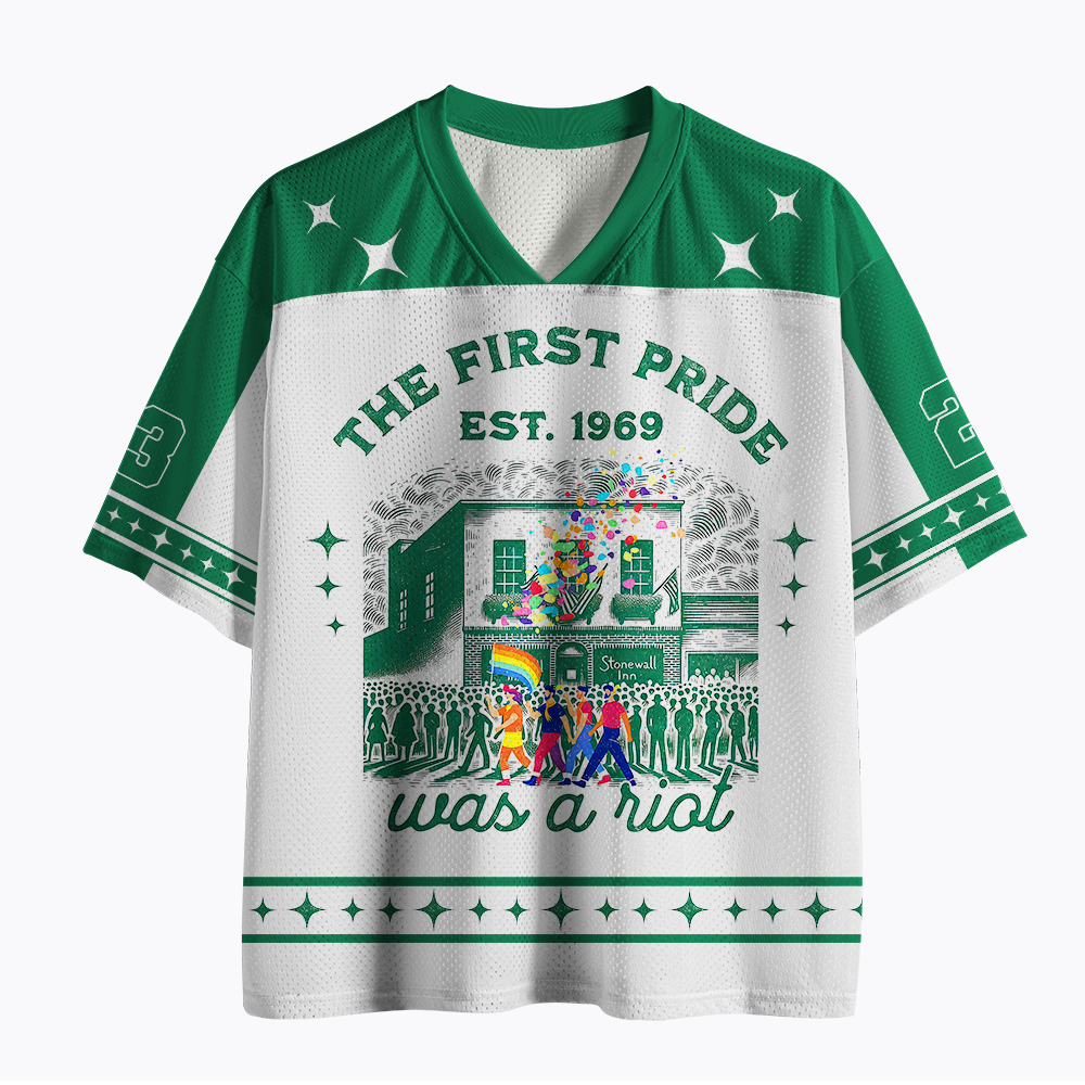 The first Pride Was a Riot Mesh Jersey