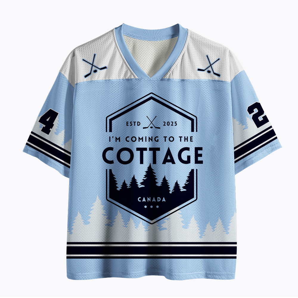 Heated Rivalry I'm Coming to the Cottage Mesh Jersey