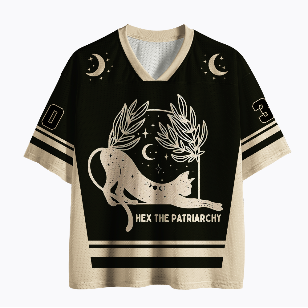 Feminist Witch, Hex The Patriarchy Mesh Jersey
