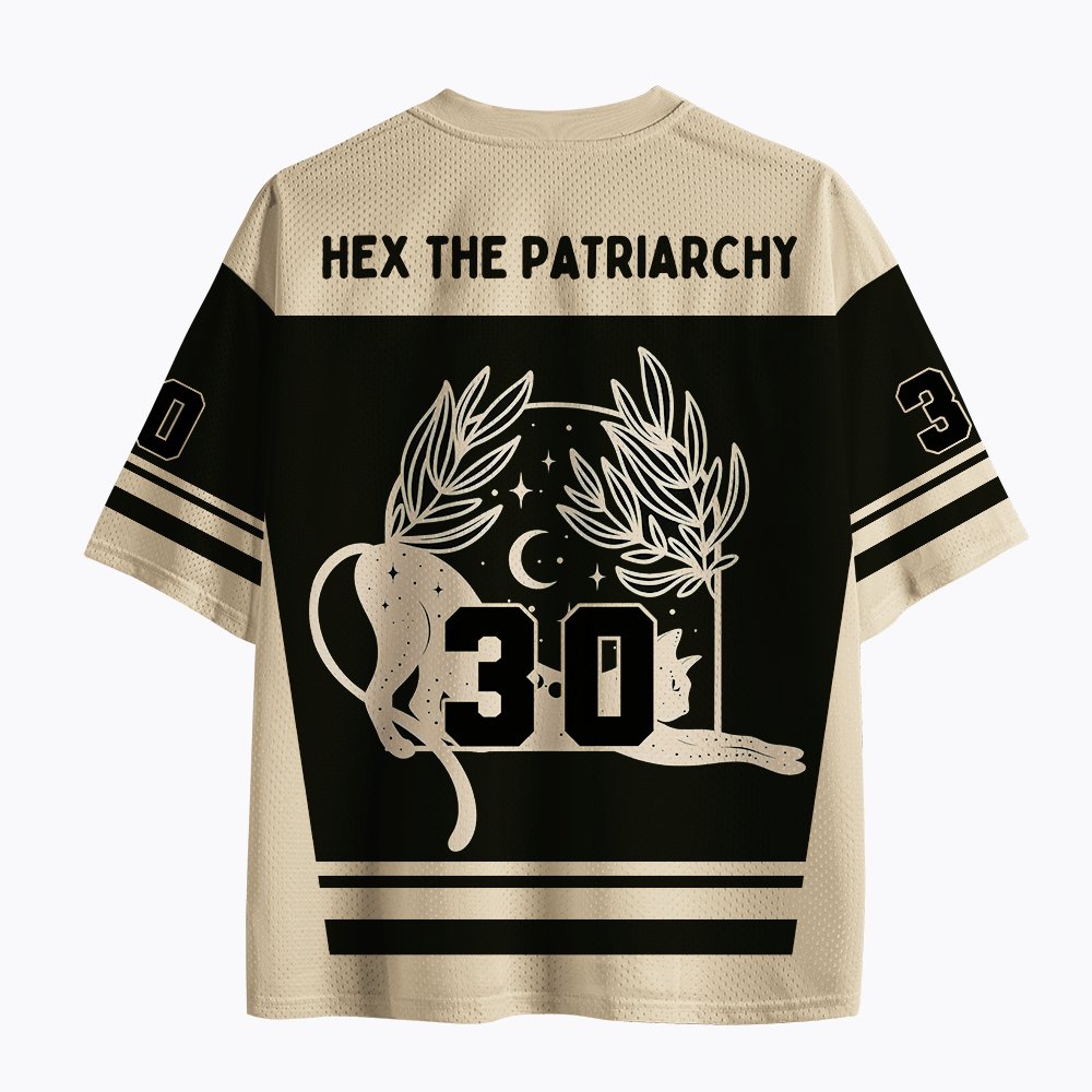 Feminist Witch, Hex The Patriarchy Mesh Jersey