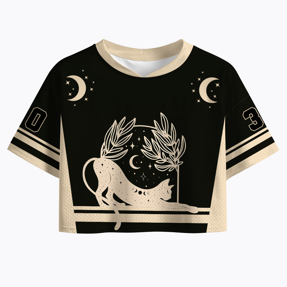 Feminist Witch, Hex The Patriarchy Crop Sports Jersey