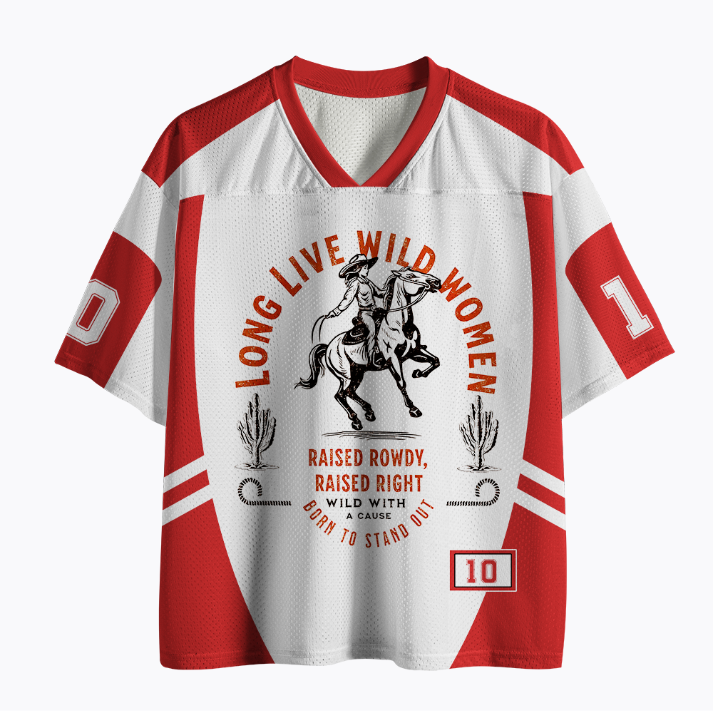 Long Live Wild Women Mesh Jersey