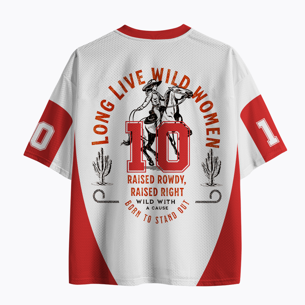 Long Live Wild Women Mesh Jersey