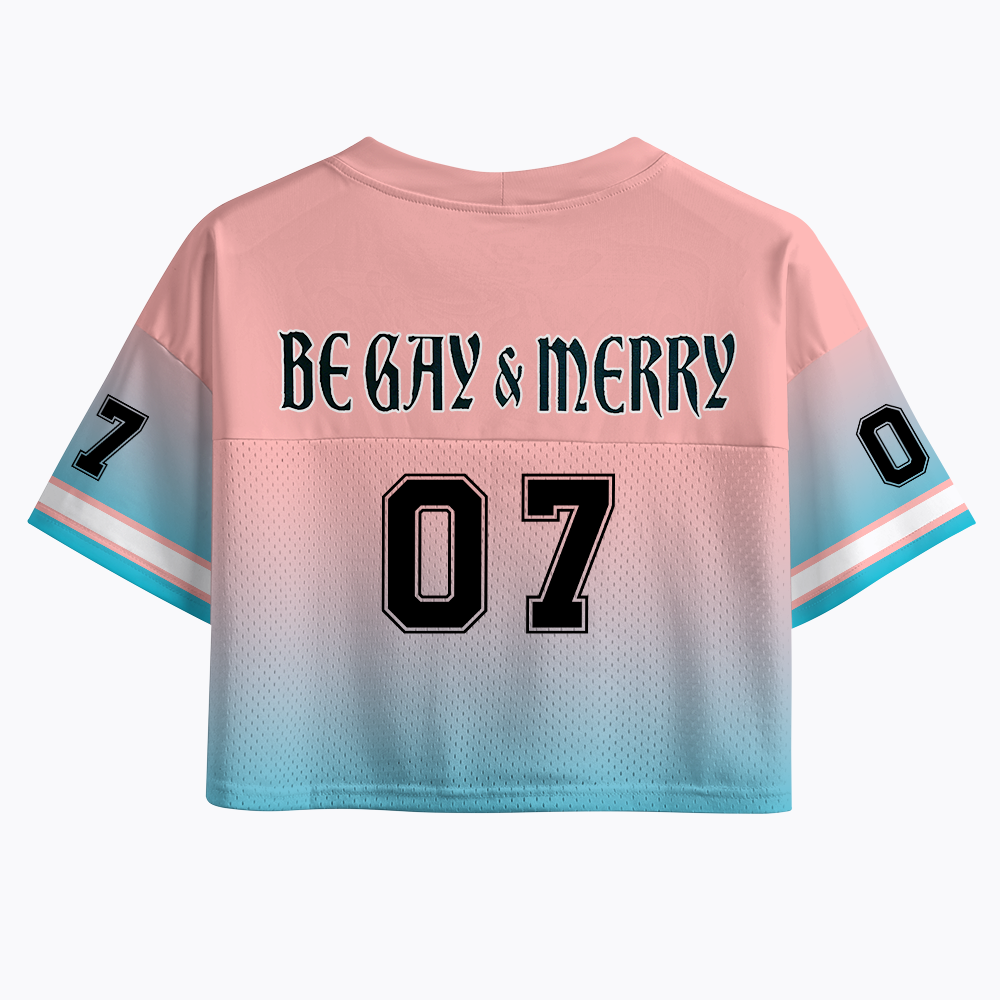 Be Gay & Merry Crop Sports Jersey