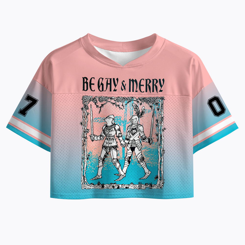 Be Gay & Merry Crop Sports Jersey