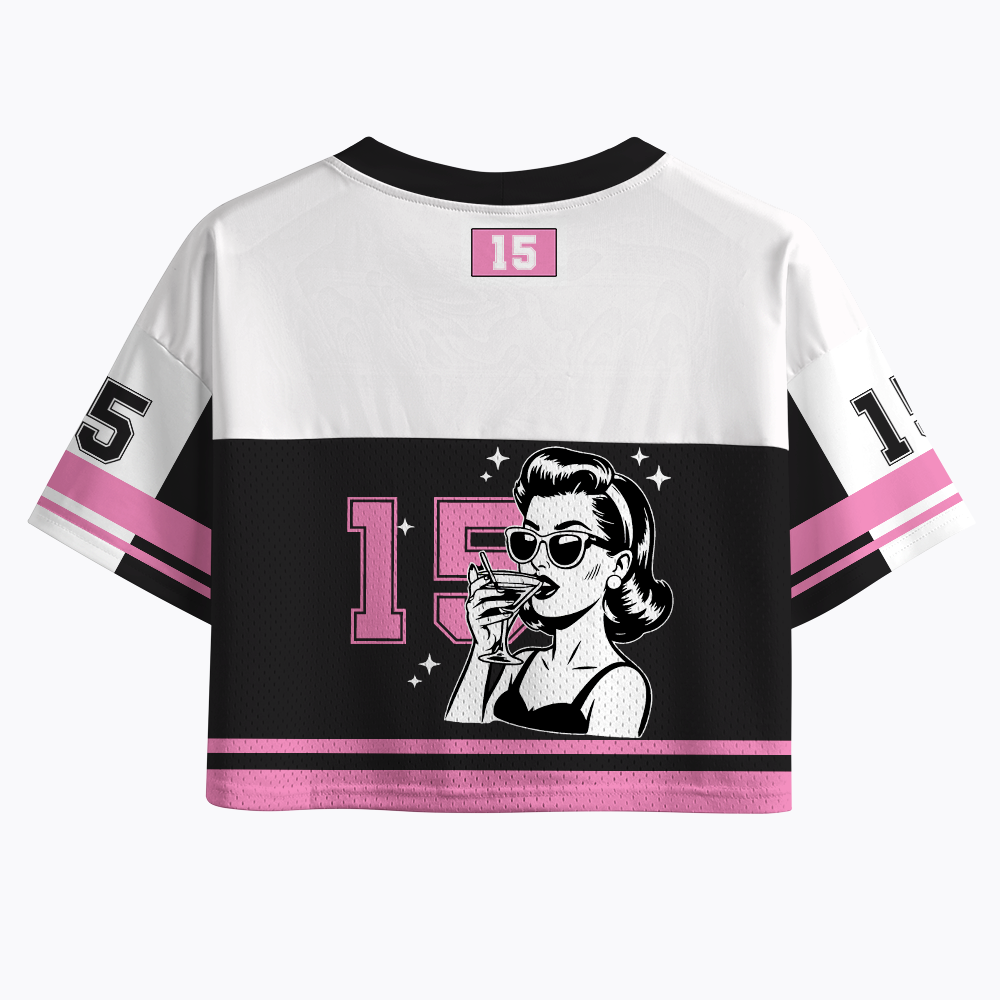 Why Take The High Road When You Can Take The Psycho Path Crop Sports Jersey