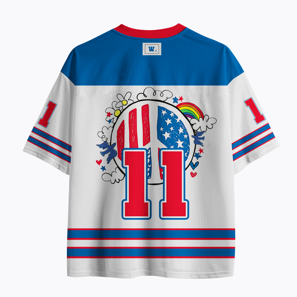 Imagine Love Imagine Peace Mesh Jersey